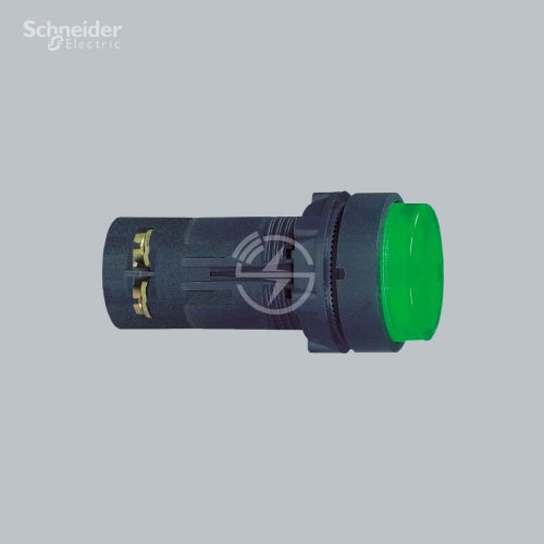 Schneider Electric Illuminated push button, Green XB7EW3361P