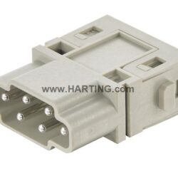 Han® E Push-In module, male 0,5-2,5mm²