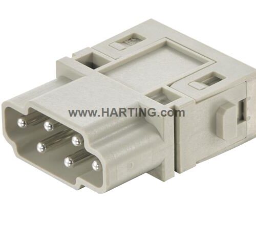 Han® E Push-In module, male 0,5-2,5mm²