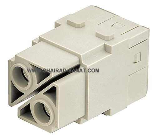 Han 100A axial module, female 6-10 mm²