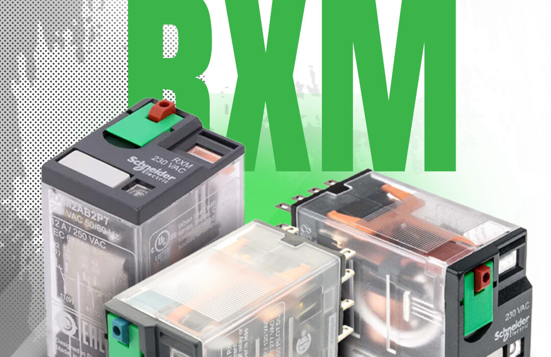 🔷رله شیشه‌ای Schneider Electric سری RXM