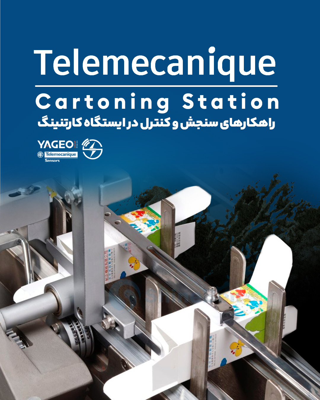 راهکارهای سنجش و کنترل در ایستگاه کارتنینگ  Cartoning Station